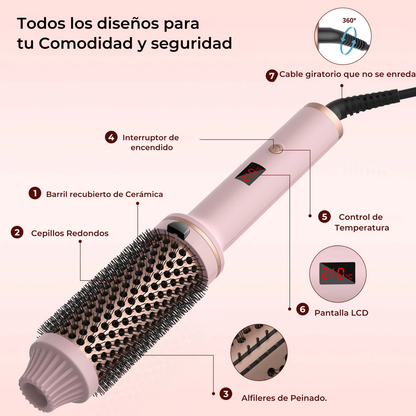 Lutexa™ Cepillo Térmico 3 en 1